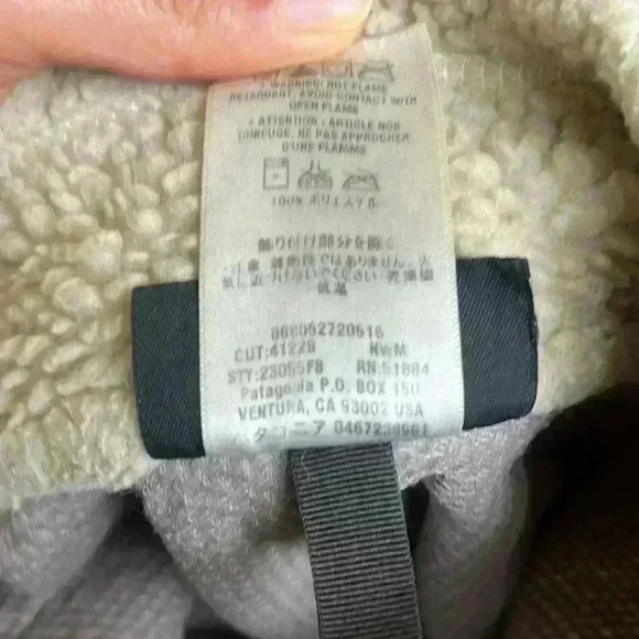 Vintage 2000's Patagonia Men's Retro Fleece sz large brown tan - Picture 5 of 8